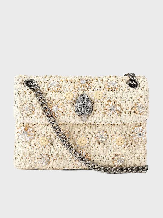 Bolso rafia mini Kensington beig