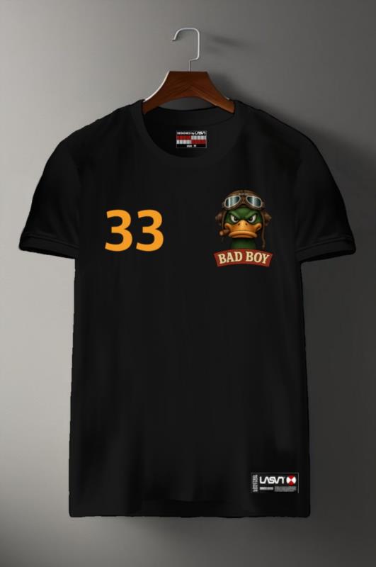 Camiseta de hombre LaSaL BADBOY NEGRO