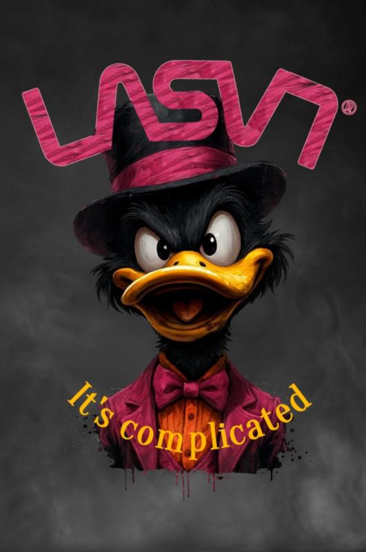 Camiseta de hombre LaSaL COMPLICATED GRIS OSCURO