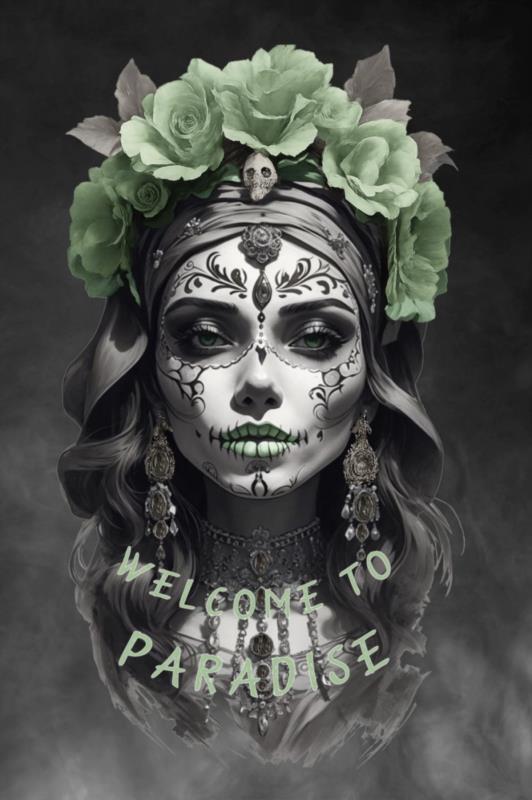 Camiseta de mujer LaSaL WELCOME gris oscuro