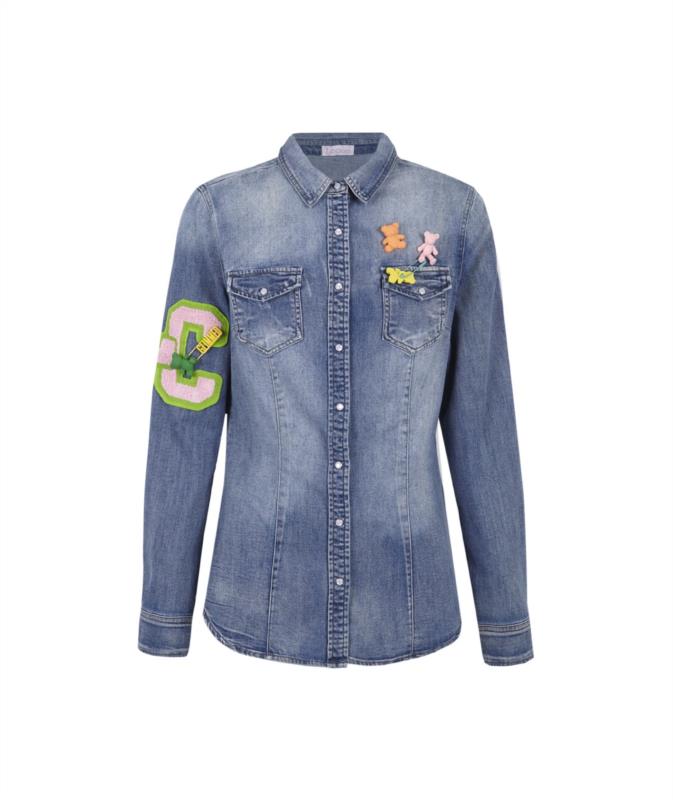 CAMISA DENIM M/L MUJER LECRUEL
