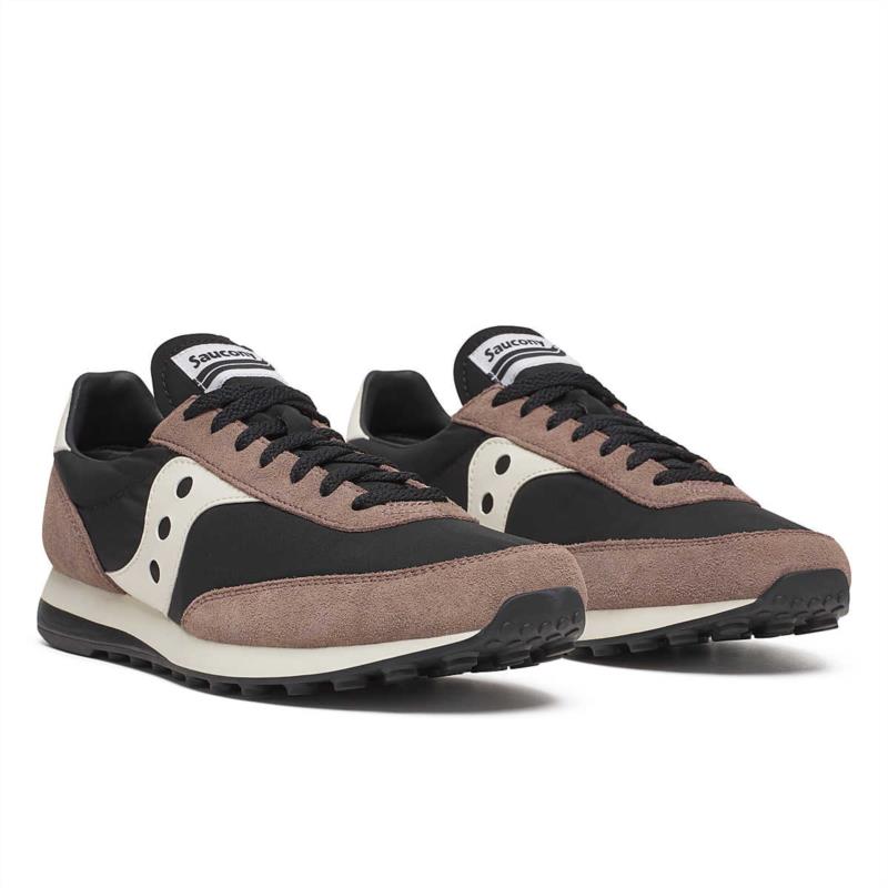 Deportiva Saucony Trainer 80 Black/Tan