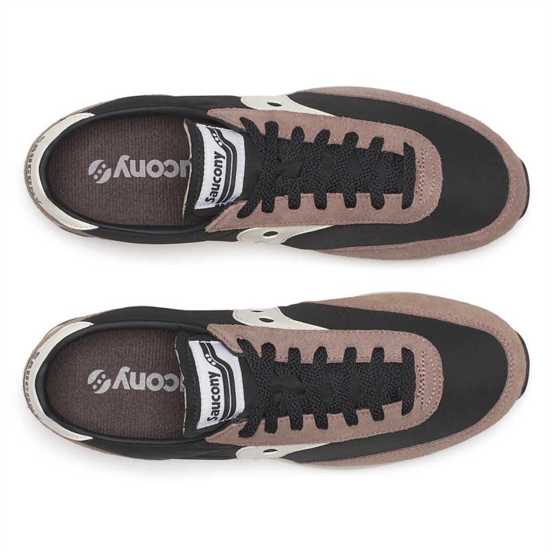 Deportiva Saucony Trainer 80 Black/Tan