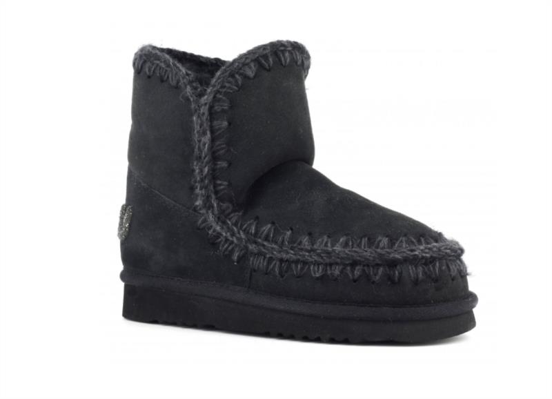 BOTA PARA MUJER MOU ESKIMO 18 GLITTER LOGO BLACK