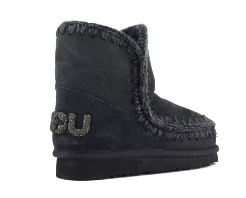 BOTA PARA MUJER MOU ESKIMO 18 GLITTER LOGO BLACK