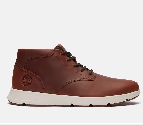Zapatillas de caña media Parker Street para hombre en marrón