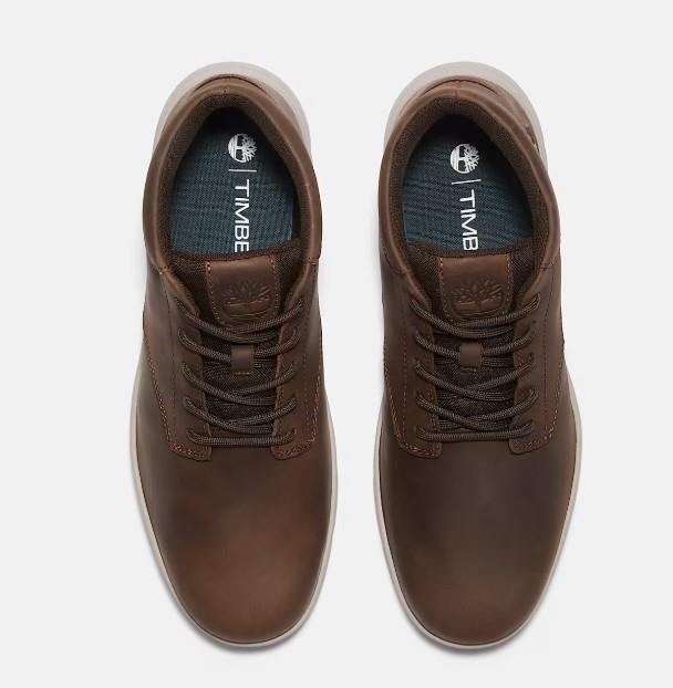 Zapatillas de caña media Parker Street para hombre en marrón oscuro