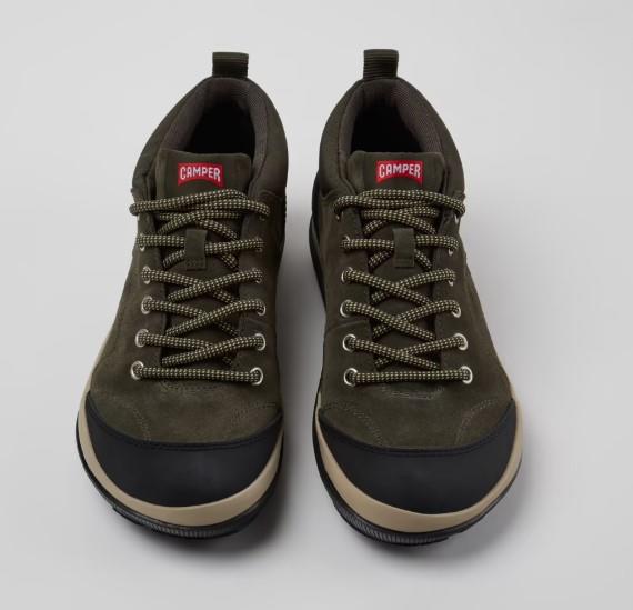 Peu Pista GM GORE-TEX Zapatos de ante y textil en verde y negro para hombre.