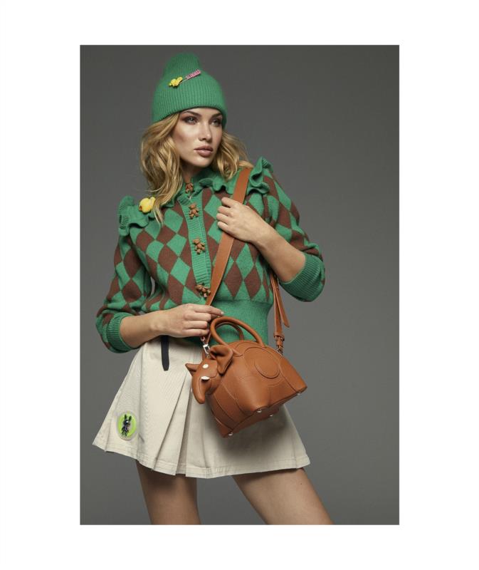 BOLSO ELEFANTE MARRON LE CRUEL