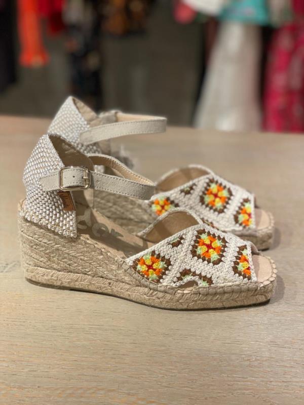 SANDALIA PARA MUJER VIDORRETA APRICOT 31F CROCHE MARIPOSA MATISSE 5C