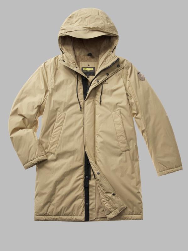 CHAQUETA PARA HOMBRE BLAUER IMPERMEABILE/TRENCH LUNGHI NASTRATI