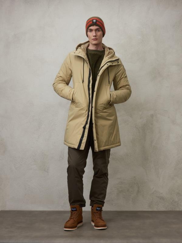 CHAQUETA PARA HOMBRE BLAUER IMPERMEABILE/TRENCH LUNGHI NASTRATI