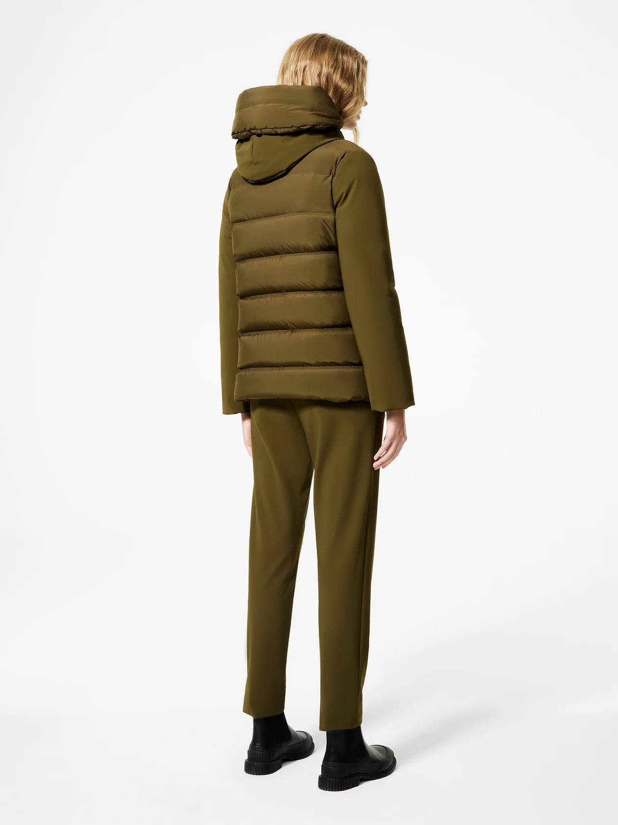 Chaqueta híbrida de invierno Surflex Zar para mujer LIGHT GREEN