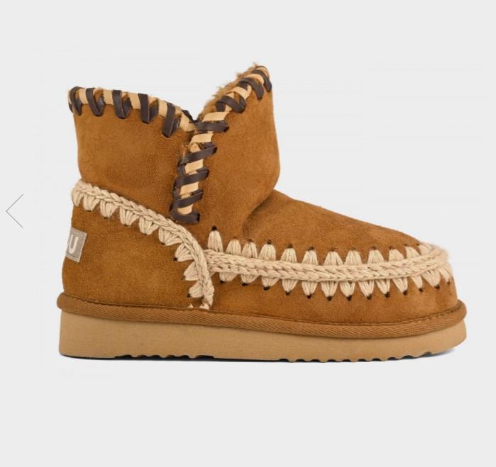 BOTA MOU ESKIMO 18 LEATHER OVERSTITCHIG COGNAC