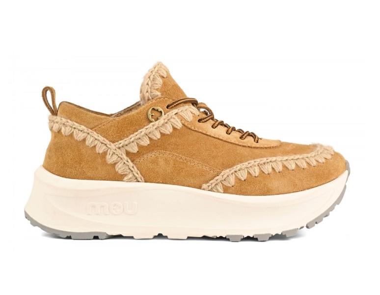 DEPORTIVA MOU SPEED ESKIMO SNEAKER LACE-UP TOBACCO