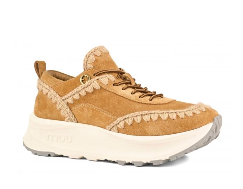 DEPORTIVA MOU SPEED ESKIMO SNEAKER LACE-UP TOBACCO