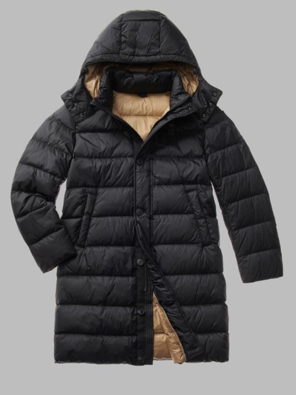 PLUMÍFERO LARGO DE HOMBRE BLAUER CAPUCHA EXTRAÍBLE CARVER