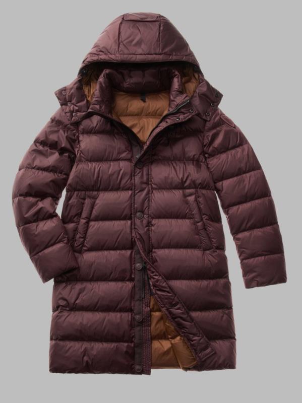 PLUMÍFERO LARGO DE HOMBRE BLAUER CAPUCHA EXTRAÍBLE CARVER
