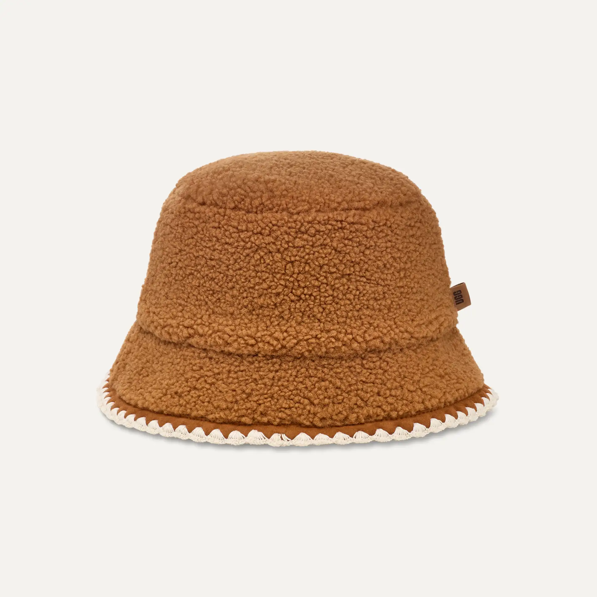 Mujer Gorro ondulado UGGfluff CHESTNUT