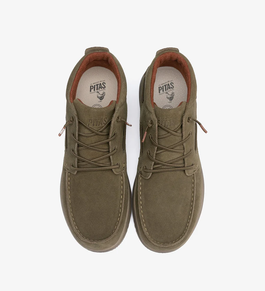 BOTA PARA HOMBRE WALK IN PITAS TIMOR SUEDE KAKI