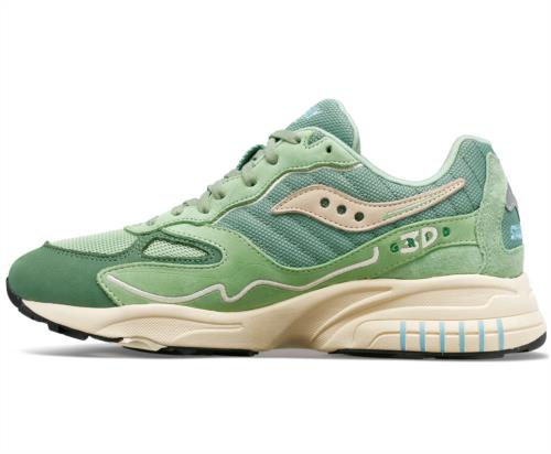 DEPORTIVA HOMBRE SAUCONY S70670-7 3D GRID HURRICANE - GREEN/CREAM DEPORTIVA HOMBRE SAUCONY S70670-7 3D GRID HURRICANE - GREEN/CREAM