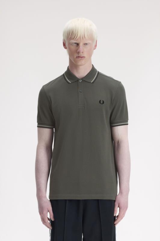 POLO FRED PERRY VERDE CAMPO