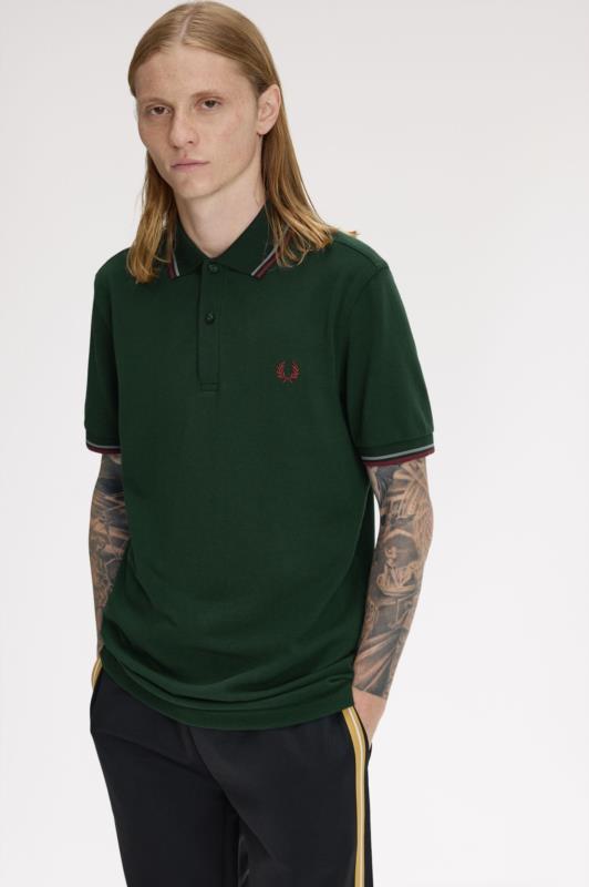 POLO FRED PERRY ALGA MARINA