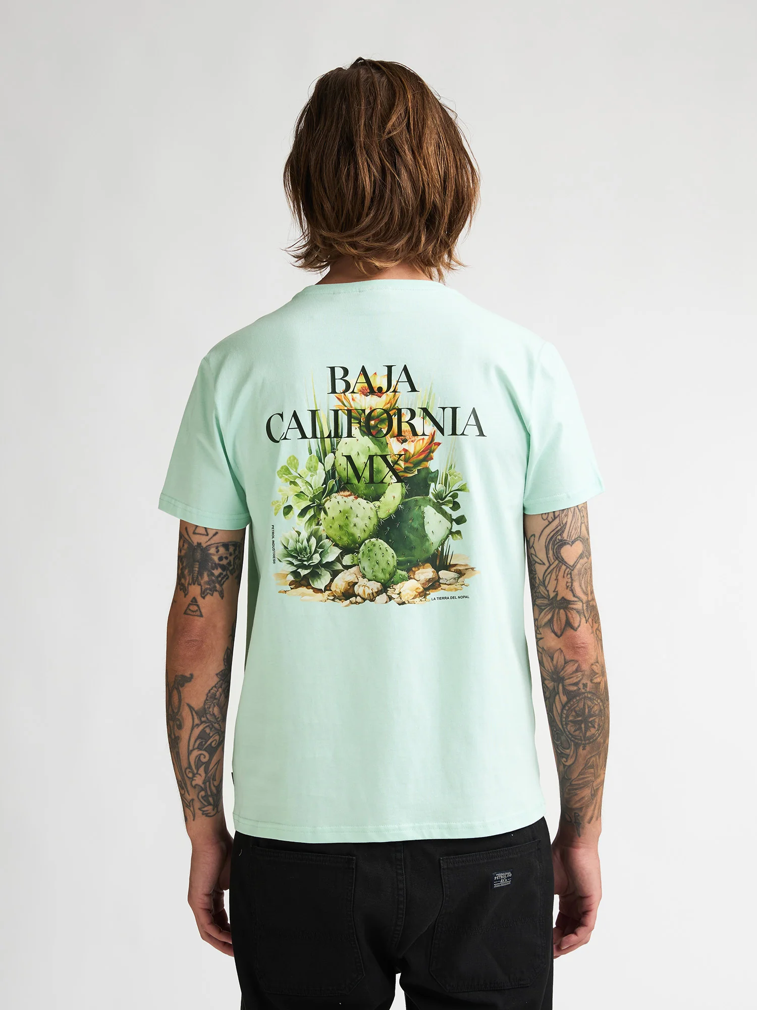 Camiseta baja California Menta