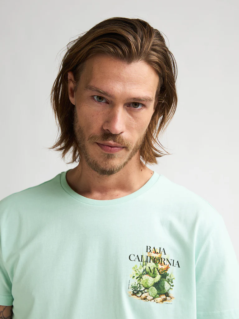 Camiseta baja California Menta