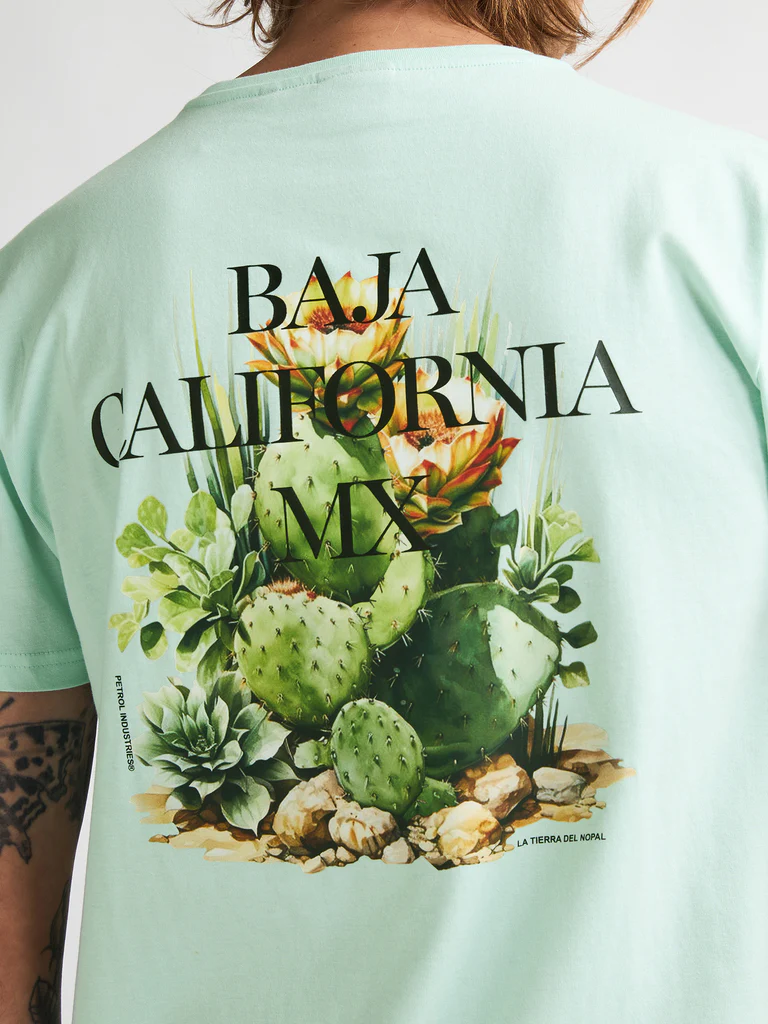 Camiseta baja California Menta