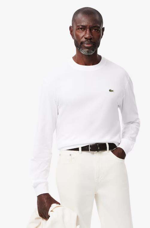Camiseta LACOSTE de manga larga de algodón