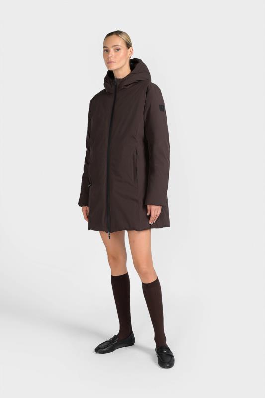 CHAQUETA MUJER REVERSIBLE CANADIAN Giacca Moosonee long COFFE