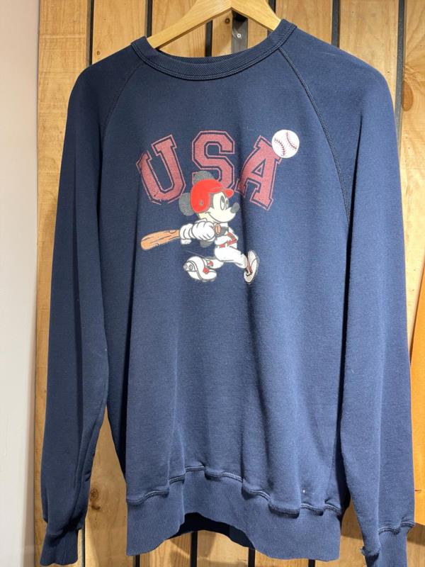 SUDADERA IN THE BOX FELPA GIROCOLLO MICKEY BASEBALL