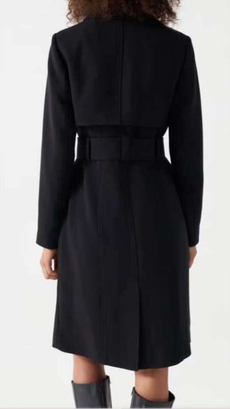 GABARDINA DE TELA DE MUJER SALSA CON CINTURÓN