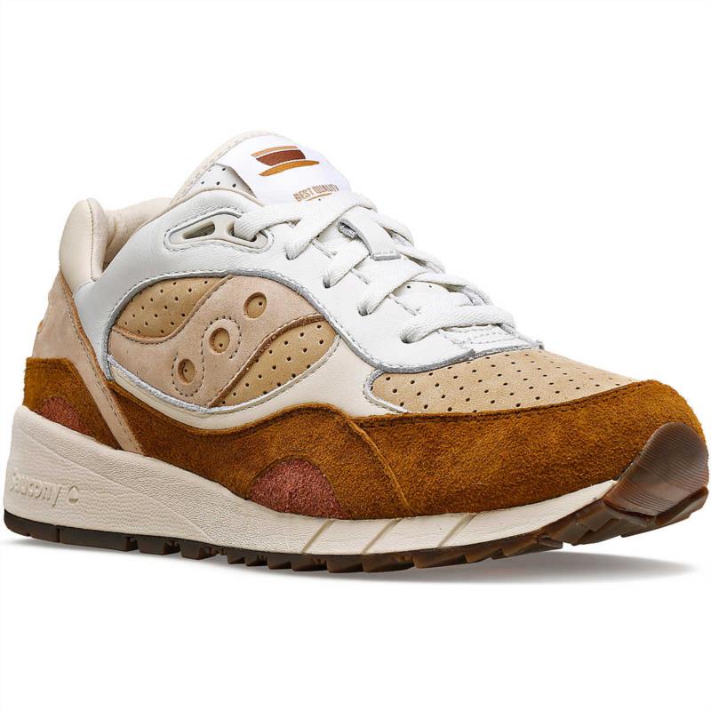 DEPORTIVA PARA HOMBRE SAUCONY SHADOW 6000 BROWN WHITE