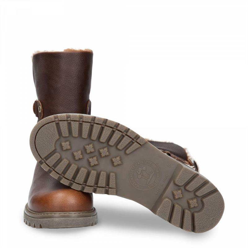 BOTA DE PIEL PANAMA JACK PARA MUJER CON FORRO INTERIOR DE PELO 