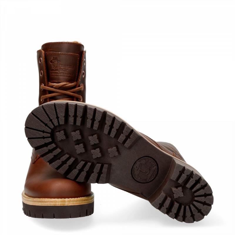BOTA DE PIEL PANAMA JACK PARA MUJER CON FORRO INTERIOR DE PELO 