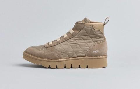 BOTIN MUJER PANCHIC P005 LOW CUT ELASTICS NYLON SUEDE DOVE GREY