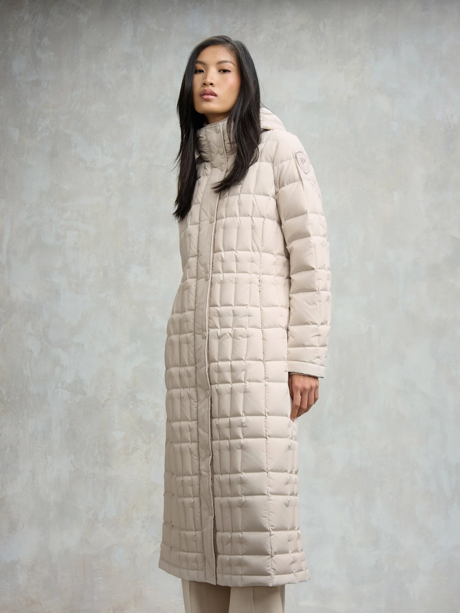 ABRIGO LARGA BLAUER IMPERMEABLE TRENCH LUNGHI BEIG