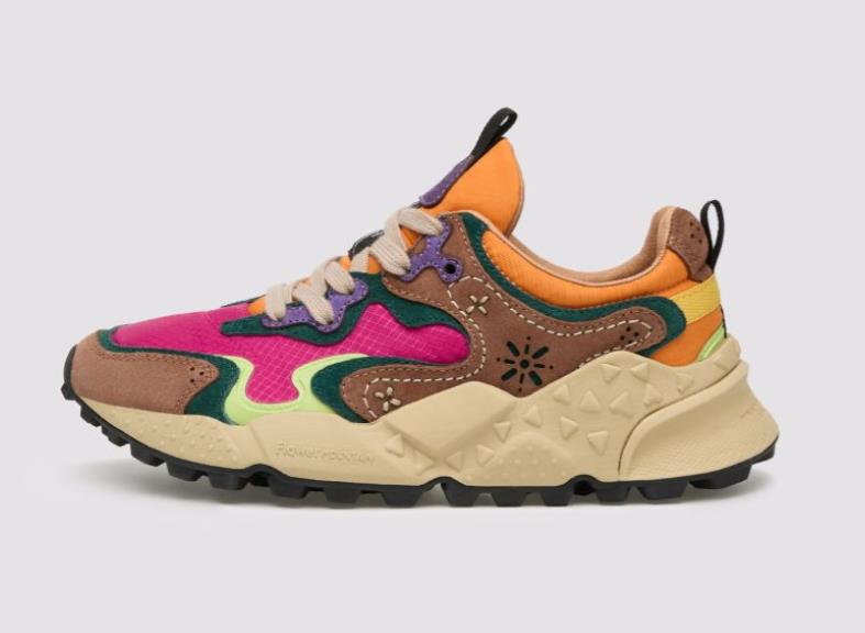 FLOWER MOUNTAIN WOMAN RULIS BROWN-BURDEAUX-LIME