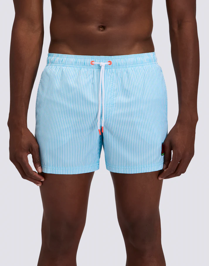 BAÑADOR CORTO DE CINTURA ELÁSTICA DE POLIÉSTER RECICLADO REPREVE LUNAR