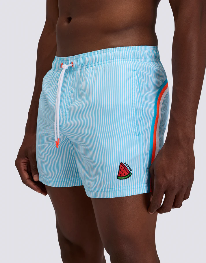 BAÑADOR CORTO DE CINTURA ELÁSTICA DE POLIÉSTER RECICLADO REPREVE LUNAR