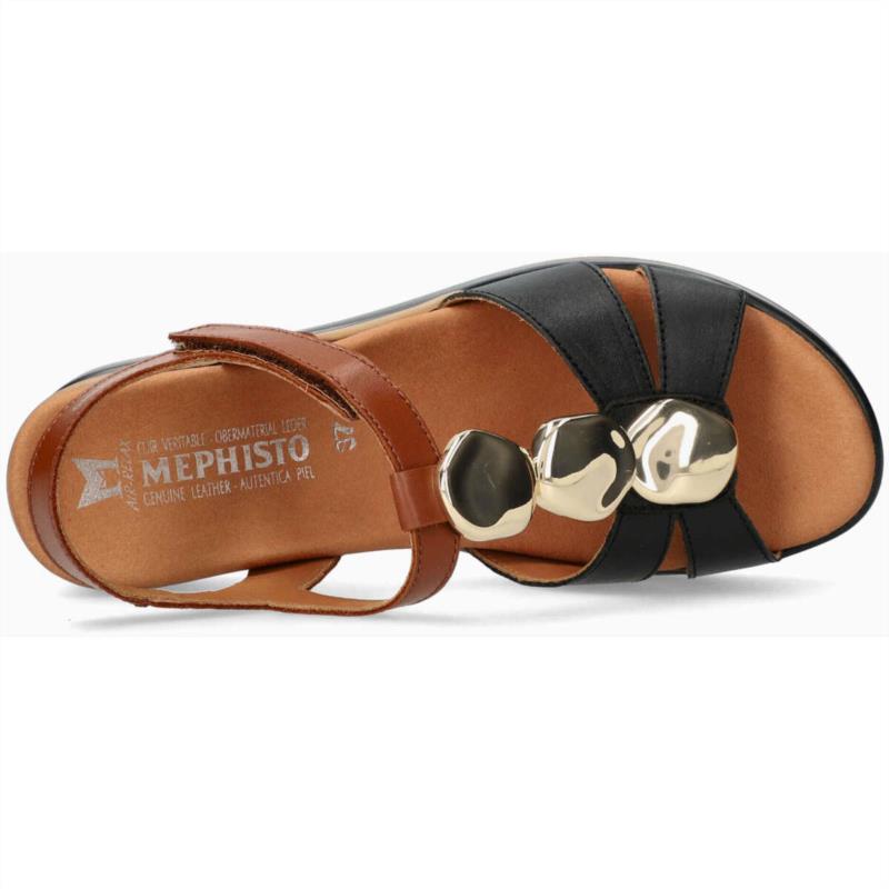 SANDALIA PARA MUJER MEPHISTO SALLIE SILK BLACK