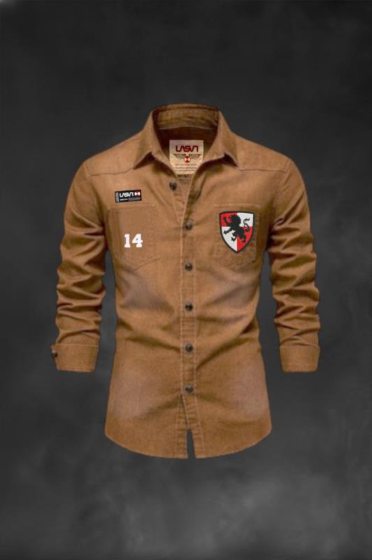 Sobrecamisa de hombre Lasal MAMA tabaco