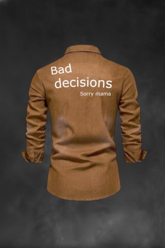 Sobrecamisa de hombre Lasal MAMA tabaco