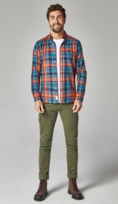 CAMISA PARA HOMBRE ALTONADOCK VERDE OSCURO