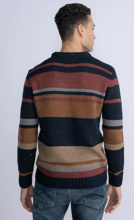 JERSEY PARA HOMBRE PETROL STRIPED PULLOVER MUNDELEIN