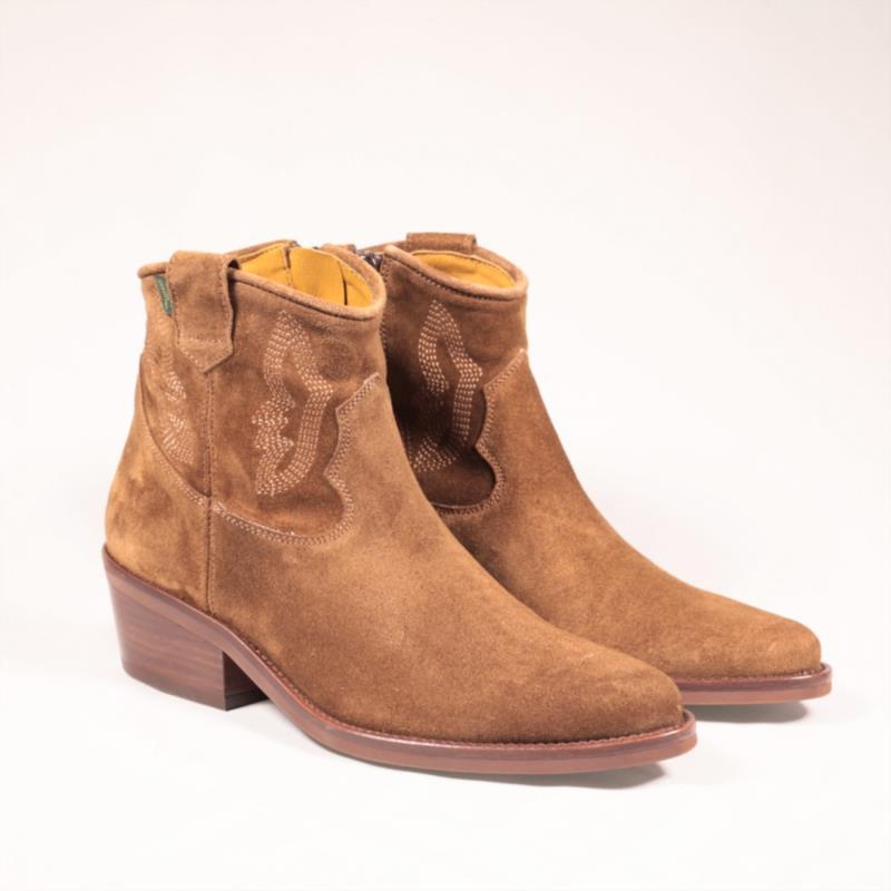BOTIN CREMALLERA CAMPERO MUJER DAKOTA CAPUCCINO