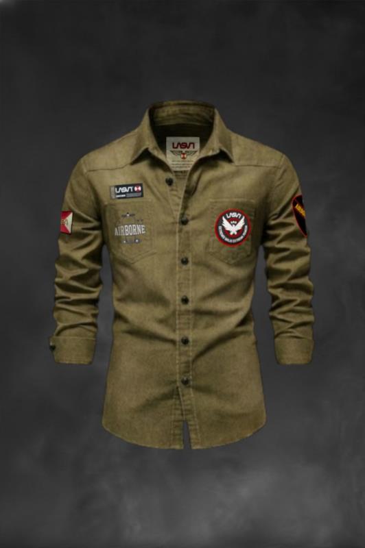 Sobrecamisa de hombre Lasal AIR kaki