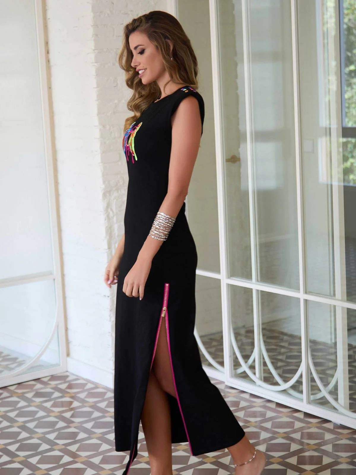 VESTIDO ZAMPULLIN CAMALEÓNICA 